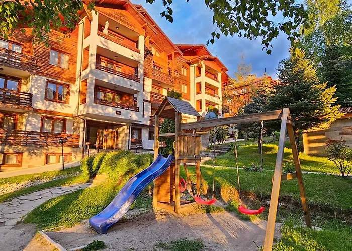 公寓 Apartmanica Double 101-12, With Ac, Big Terrace, St Ivan Rilski 4 Star Resort, *